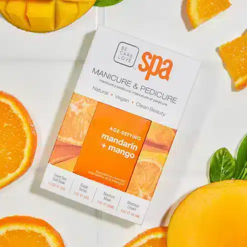 BCL Spa 4-Step Packette Box mit Mandarine und Mango für eine komplette Fußbehandlung