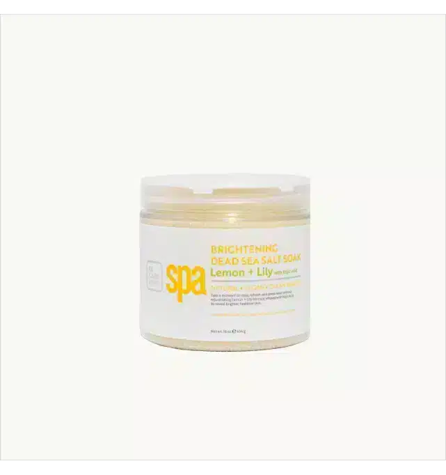 BCL Sea Dead Sea Salt Soak Lemon + Lilly 454 gr Badesalz mit Totes-Meer-Salz und erfrischender Zitrusnote