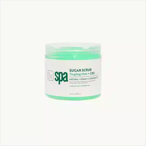BCL Spa Scrub Tingling Mint, 454 gr, erfrischendes Zuckerpeeling für eine zarte Haut