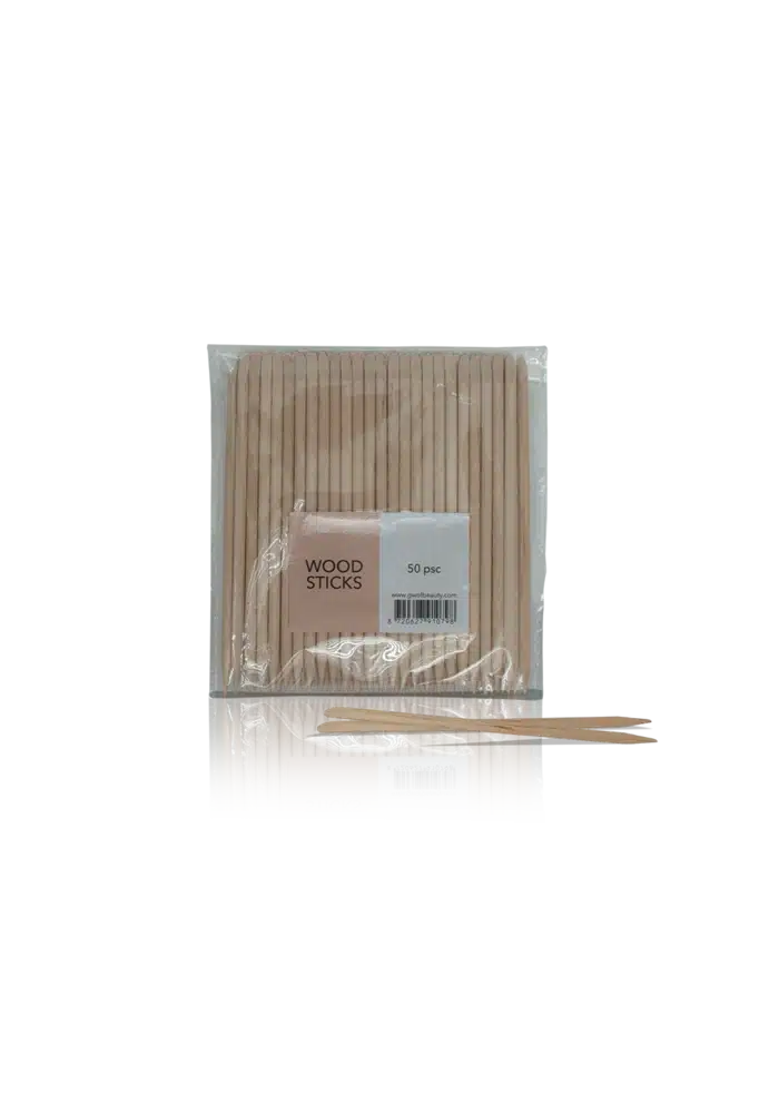 Woodsticks, Set mit 50 Rosenholzstäbchen für Maniküre und Nagelpflege
