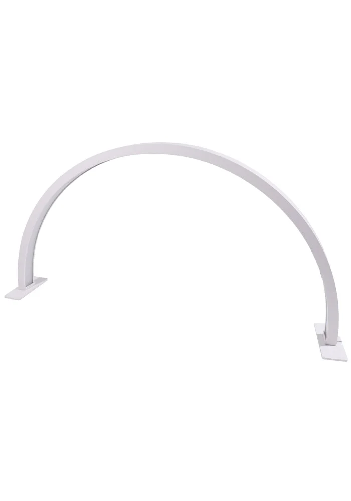 Half Moon LED Table Lamp in Weiß, stimmungsvolle Tischlampe für den Maniküretisch