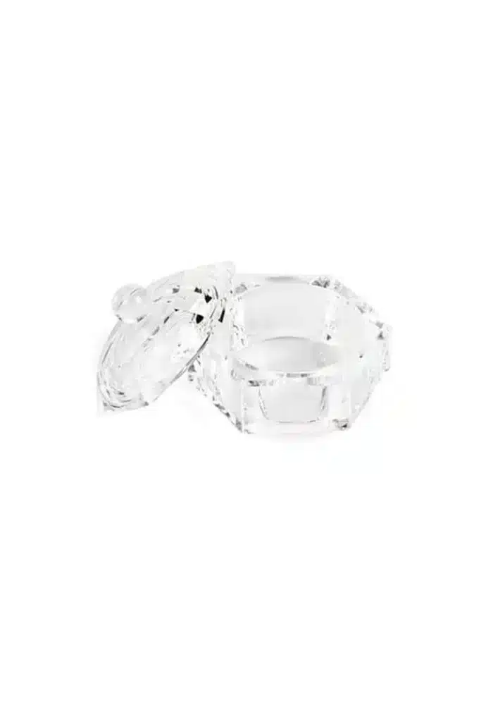 Princess Diamond Dappendish, elegantes Glasschälchen für Acryl- und Gelflüssigkeiten