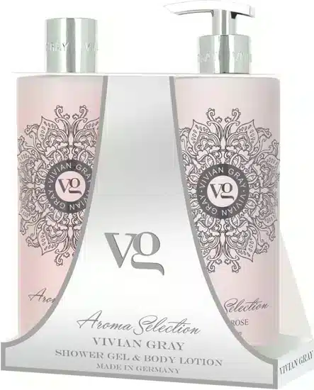 Aroma Selection Lotus & Rose Set mit Duschgel und Bodylotion à 500 ml mit blumigem Duft