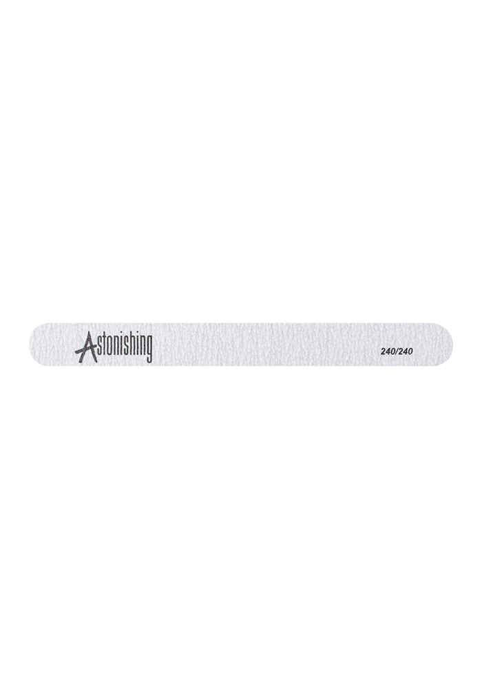 Astonishing 240/240 Traditional Straight File feine gerade Nagelfeile für den Feinschliff
