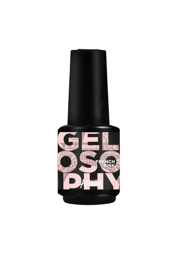Gelosophy French Pink Gellack in zartem Rosa für eine natürliche French Maniküre, 15ml