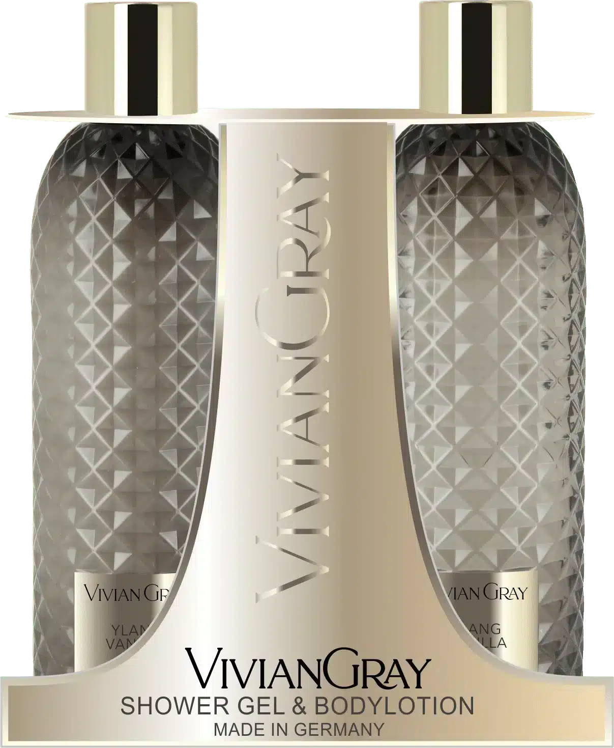 Gemstone Grey Geschenkset mit Duschgel und Bodylotion, 2x300ml für eine gepflegte Haut
