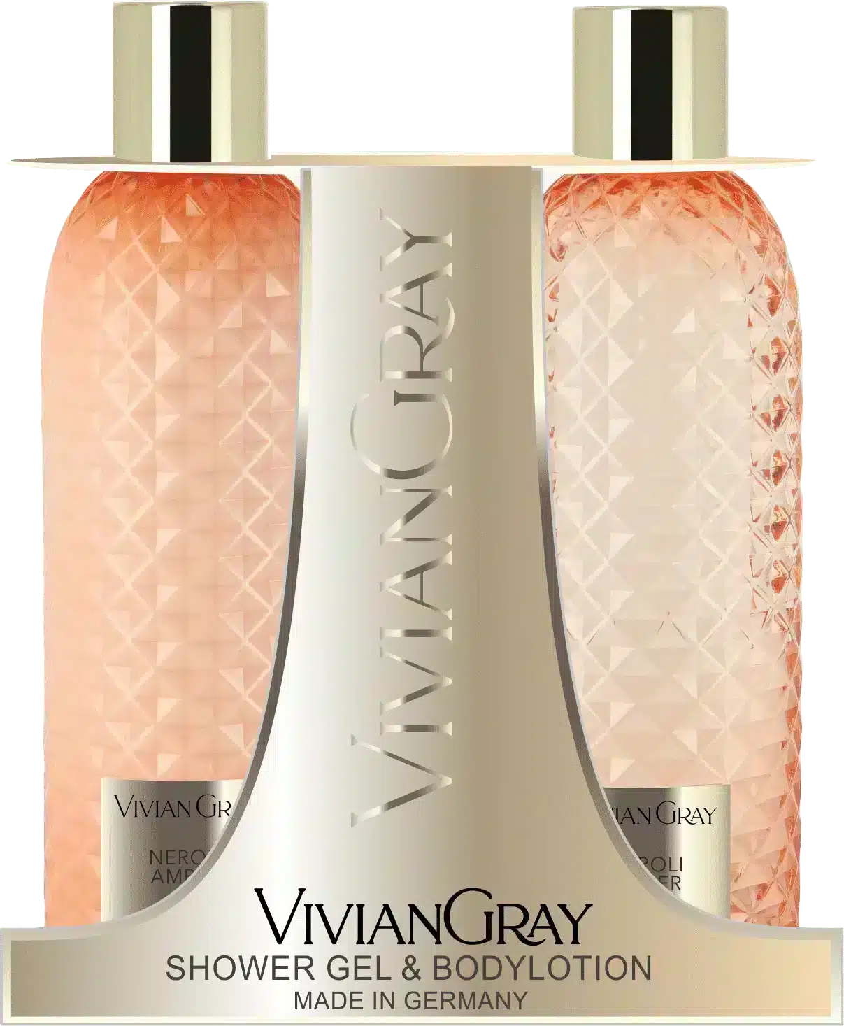 Gemstone Orange Geschenkset mit Duschgel und Bodylotion, 2x300ml für eine gepflegte Haut
