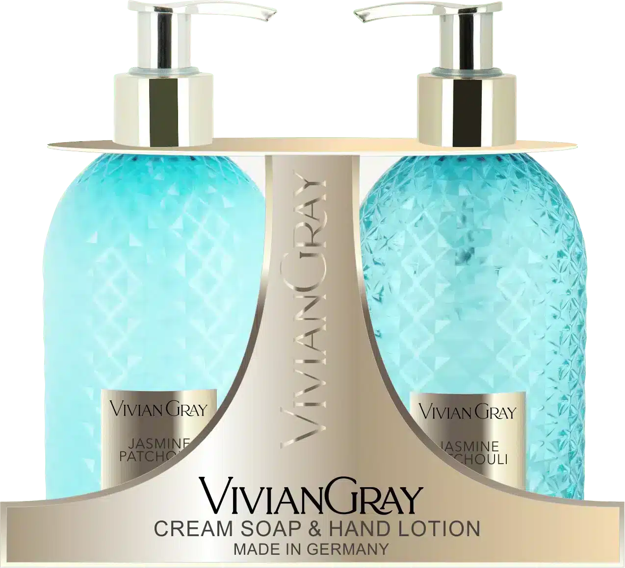 Gemstone Turquoise Geschenkset mit Cremeseife und Handlotion, 2x300ml für zarte Hände