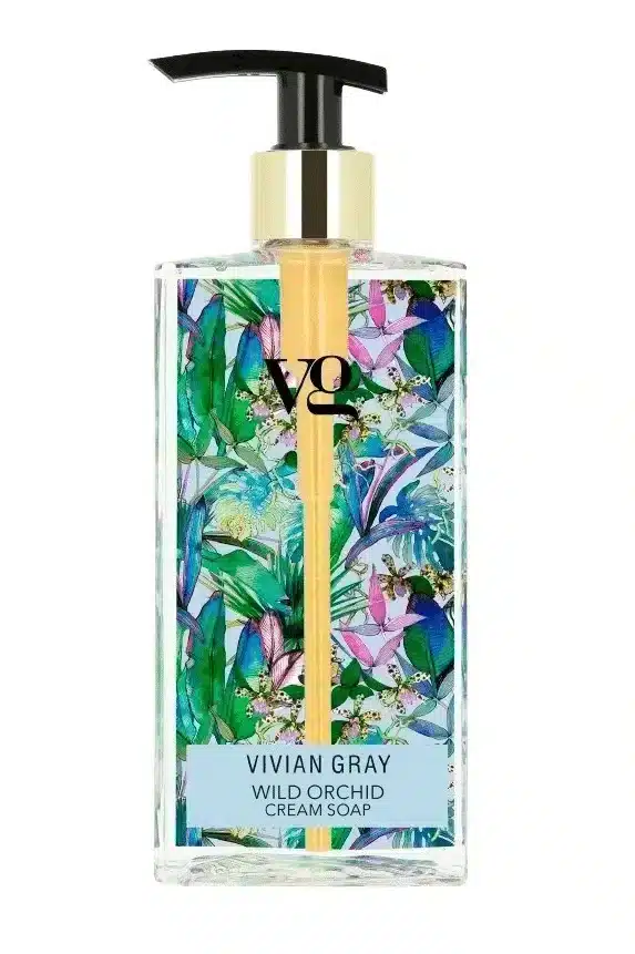 Wild Orchid Flüssigseife 350 ml mit Pumpe und dem blumigen Duft der Orchidee für saubere Hände