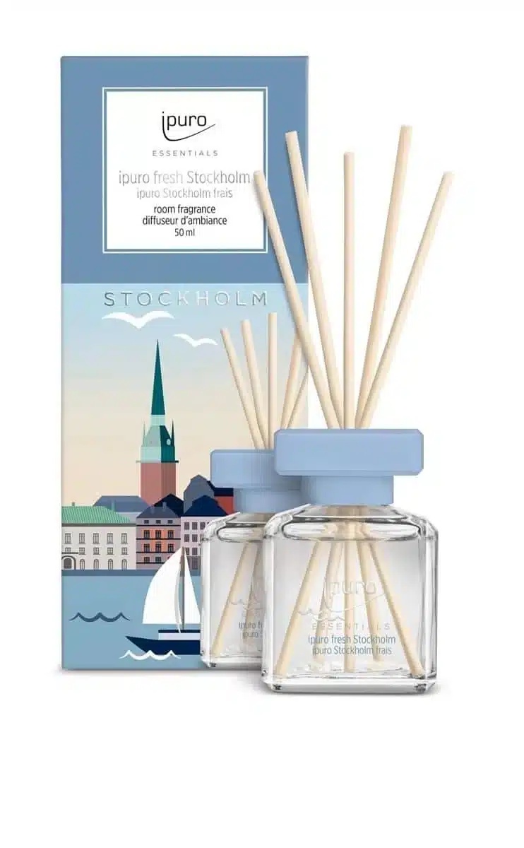 Essentials Duftdiffusor 100ml Fresh Stockholm mit frischem Duft für eine klare Atmosphäre