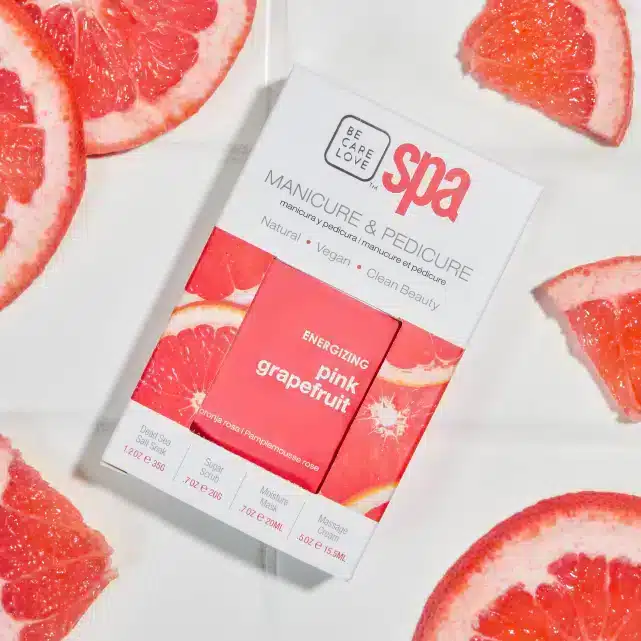 BCL Spa Packette Box Pink Grapefruit mit erfrischender rosa Grapefruit für eine komplette Fußpflege