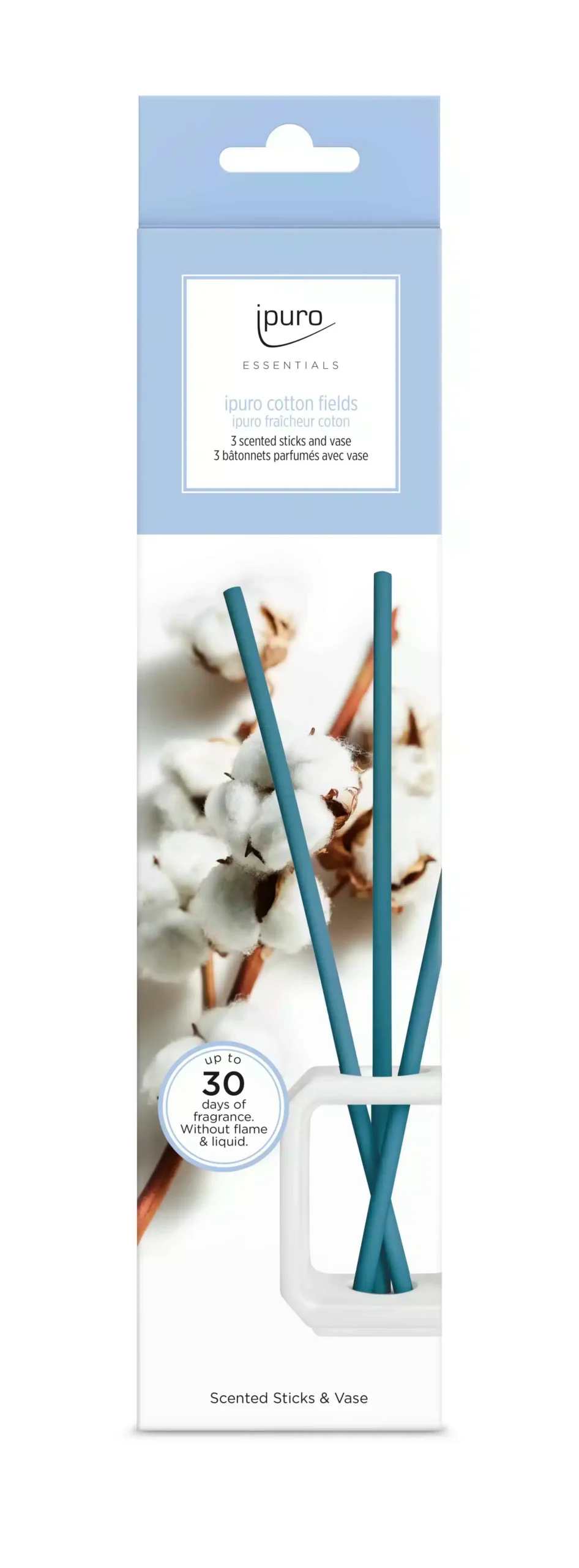 Nachfüllung Essentials Scented Stick Cotton Field, Set mit 6 Duftstäbchen mit frischem Baumwollduft