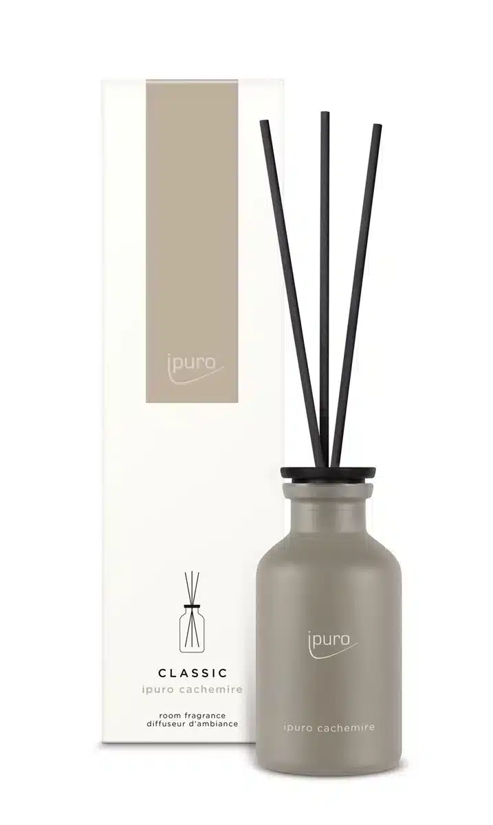 Ipuro Classic Cachemire 240ml Raumduft mit sanftem, warmem Duft für eine angenehme Atmosphäre im Zuhause