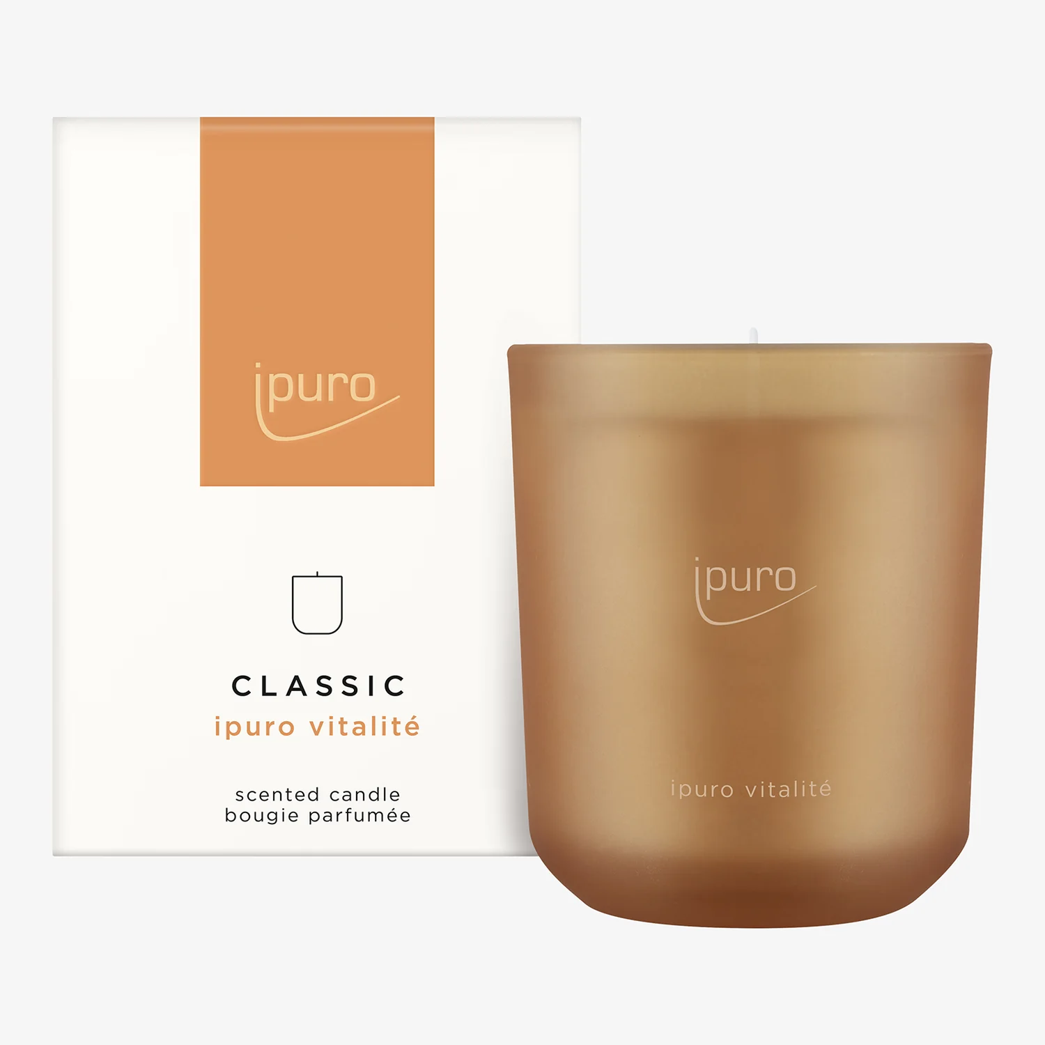 ipuro Classic vitalite Duftkerze 270g für eine belebende Atmosphäre im Zuhause