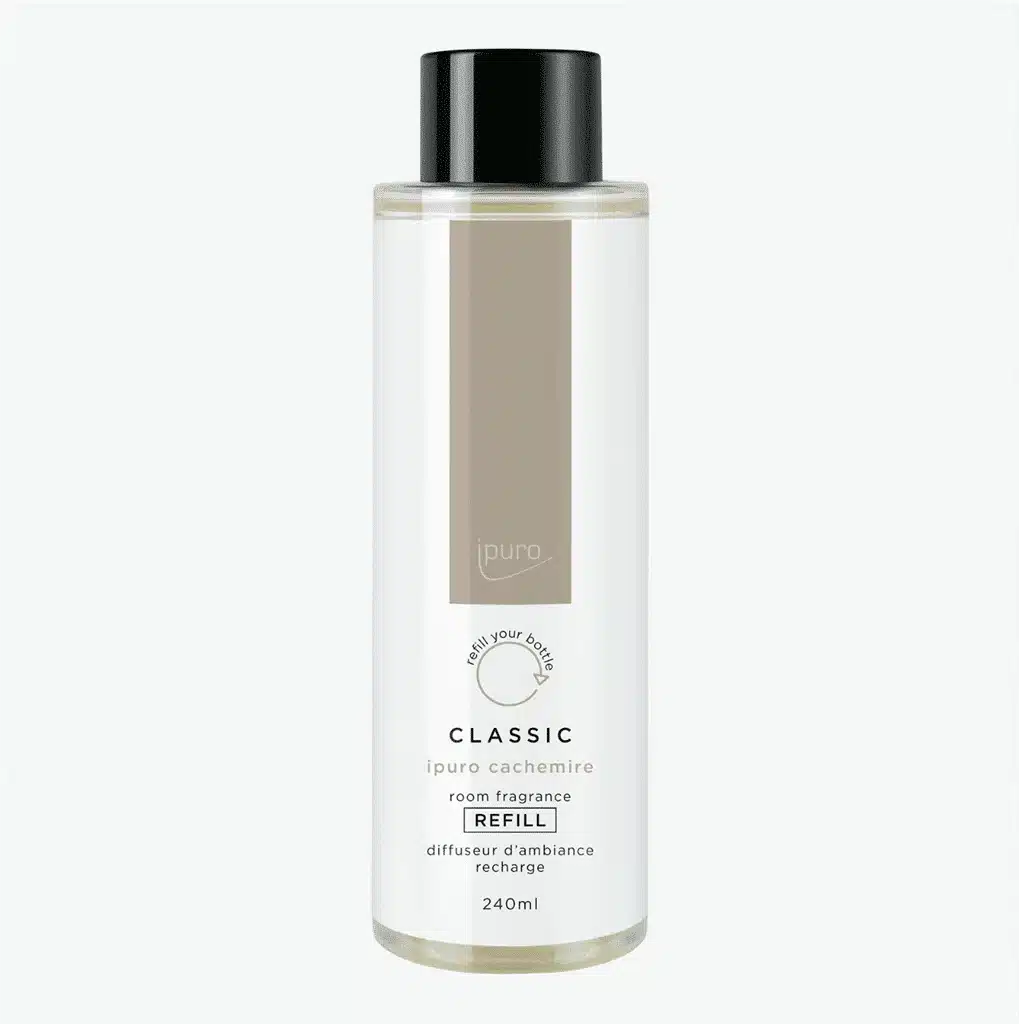 ipuro Classic cashmere Nachfüllung 240ml für den Raumduft mit Duftstäbchen