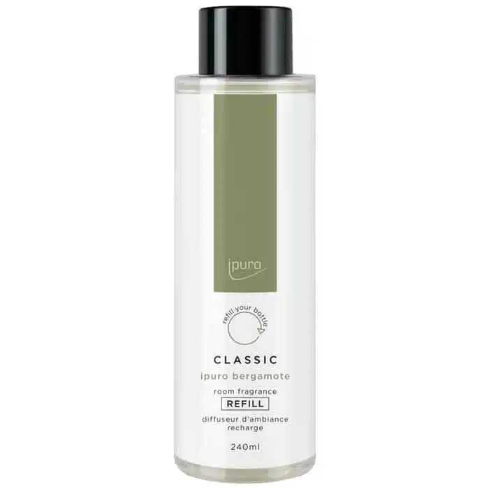ipuro Classic bergamote Nachfüllung 240ml für den Raumduft mit Duftstäbchen