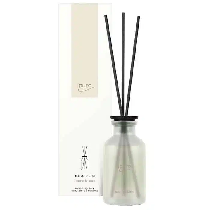 Ipuro Classic Blanc 240ml Raumduft mit reinem, frischem Duft für eine angenehme Atmosphäre im Zuhause