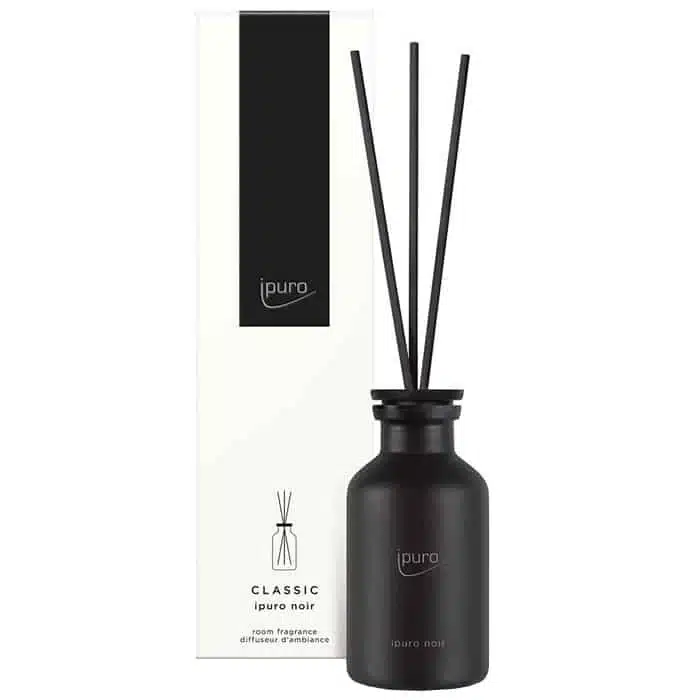 Ipuro Classic Noir 240ml Raumduft mit tiefem, geheimnisvollem Duft für eine angenehme Atmosphäre im Zuhause