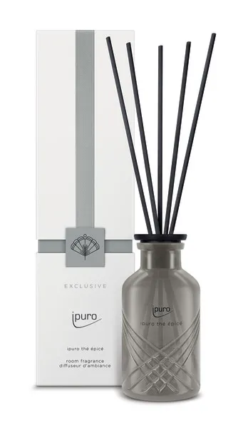 ipuro Exclusive thé epicé Raumduft 240ml mit Duftstäbchen für Zuhause