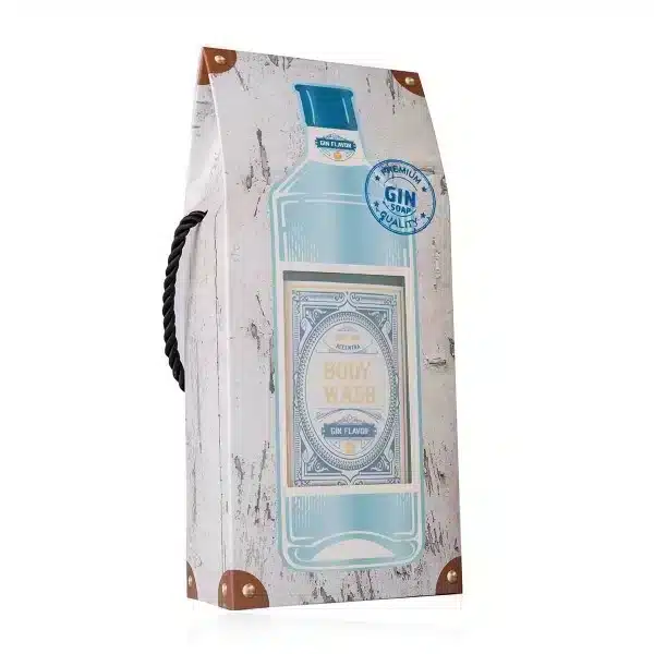Bodywash 400ml mit Gin-Duft, stilvoll in einer Geschenkbox verpackt als originelles Geschenk