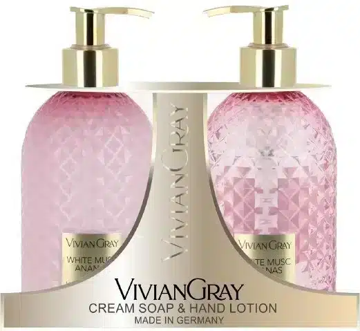 Gemstone Pink Geschenkset mit Cremeseife und Handlotion, 2x300ml für gepflegte Hände