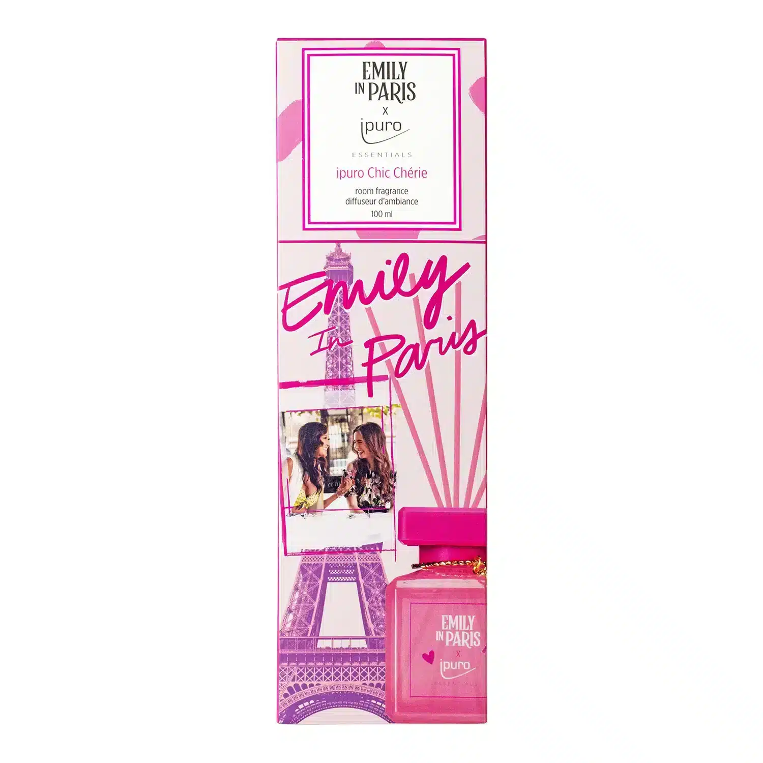 ipuro Essentials Emily in Paris Chic Chérie Raumdiffuser 100 ml für einen schicken Duft im Zuhause