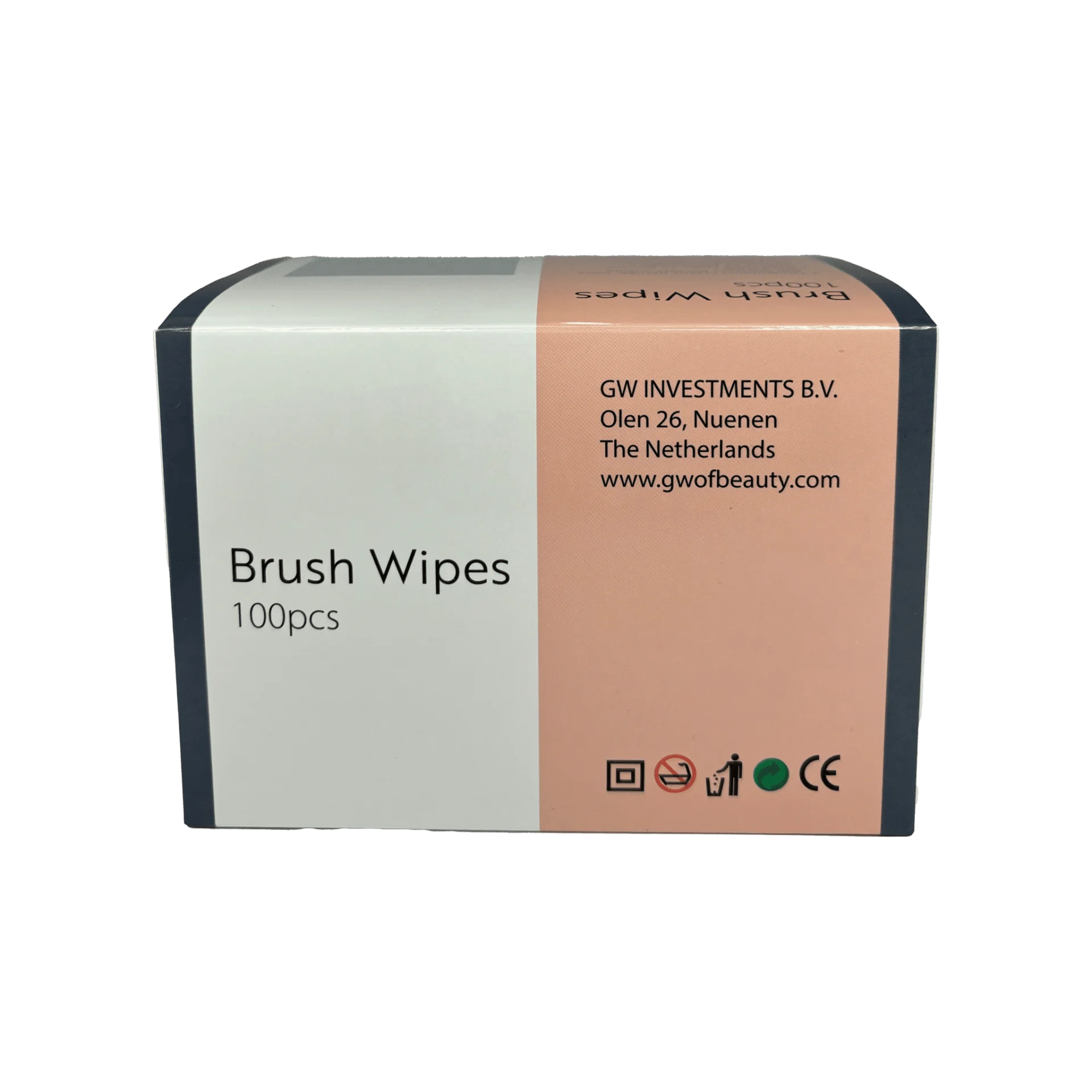 Brush Wipes, Set mit 100 Reinigungstüchern für Pinsel und Nagelzubehör