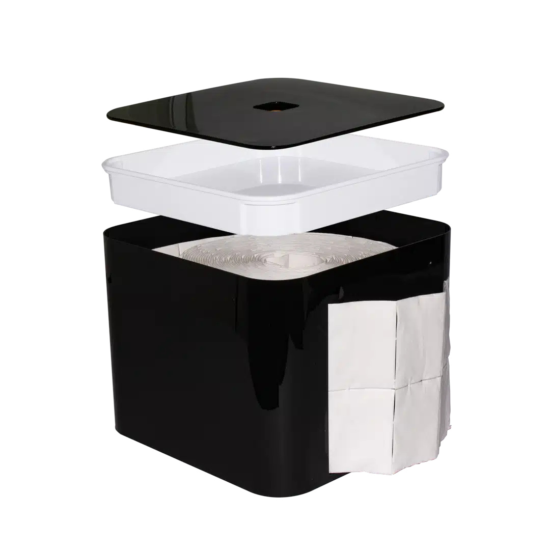 Nail Wipe Dispenser Deluxe zum praktischen Aufbewahren und Dosieren von Nail Wipes