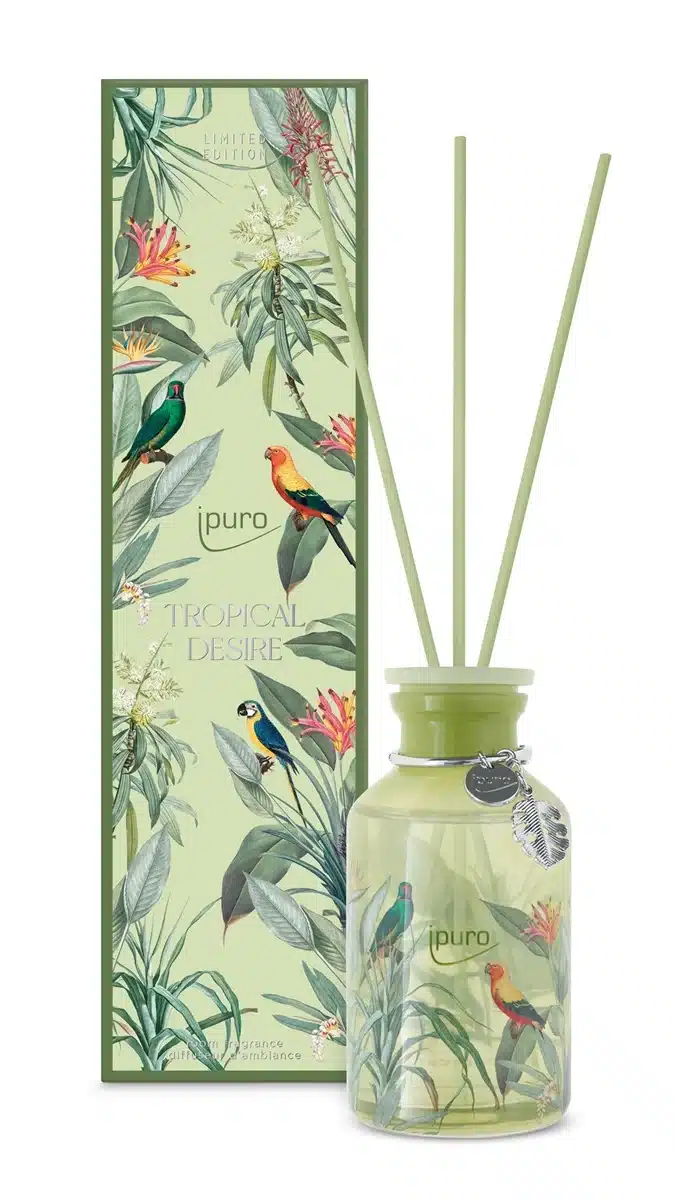 ipuro Limited Edition Tropical Desire Duftstäbchen mit 240 ml und tropischem Fruchtduft