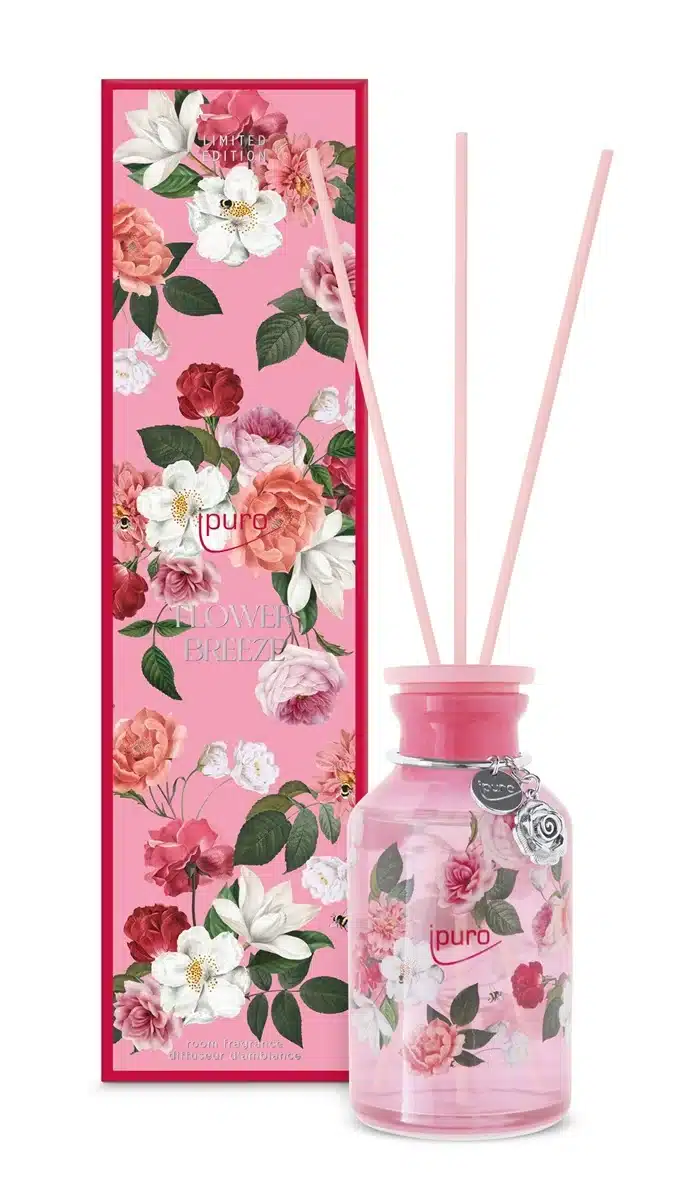 ipuro Limited Edition Flower Breeze Duftstäbchen mit 240 ml und frischem Blumenduft