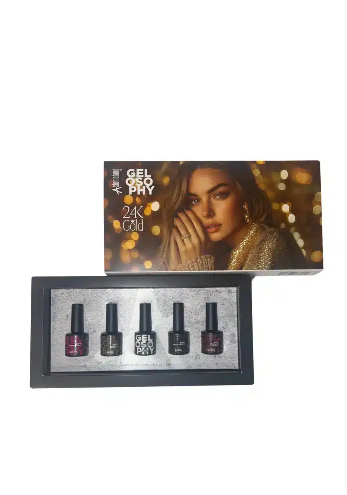Astonishing Gelosophy 24K Gold Collection Kit mit 5 Gellacken à 7 ml