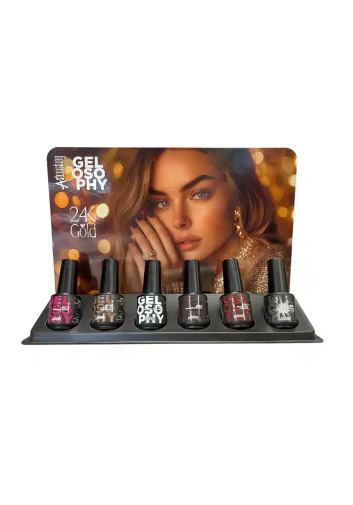Astonishing Gelosophy 24K Gold Collection Kit mit 6 Gellacken à 15 ml