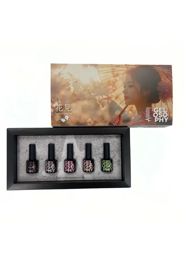 Astonishing Gelosophy Hanami Harmony Collection Kit mit 5 Gellacken à 7 ml