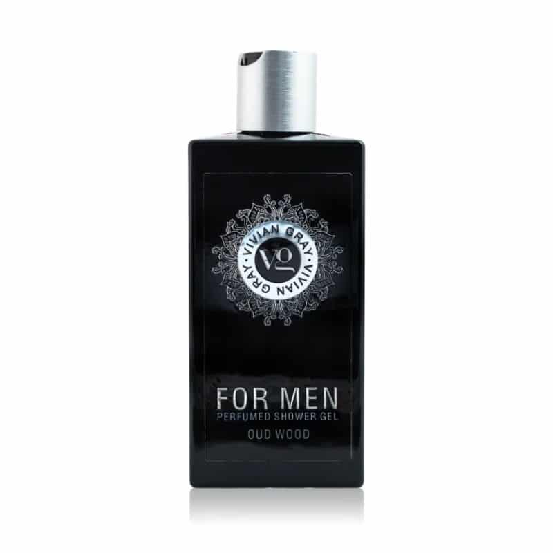 FOR MEN Duschgel Oud Wood 350ml mit warmem Holzduft, erfrischend und pflegend für Männer