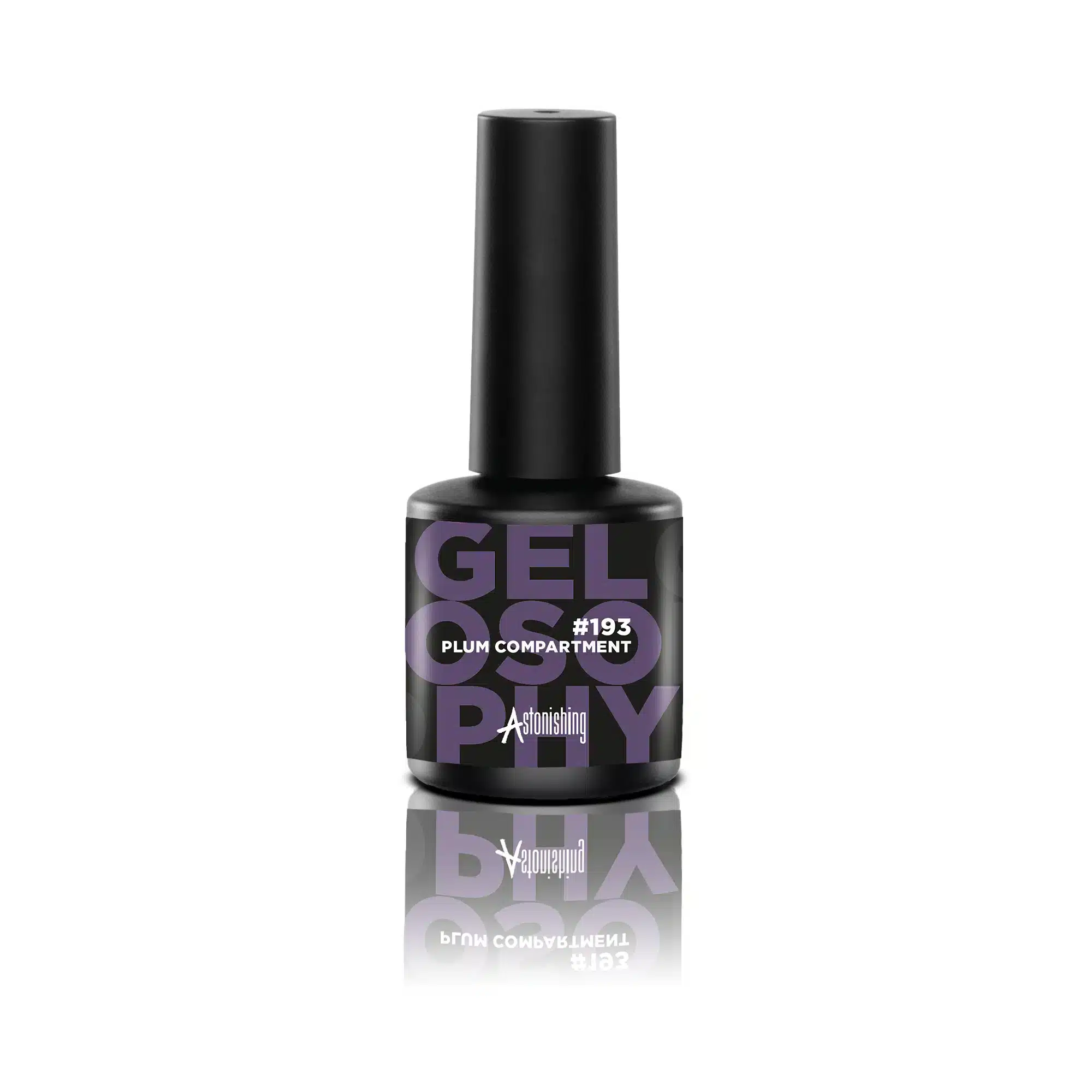 Astonishing Gelosophy #193 Plum Compartment 15ml, Gellack in einem tiefen Pflaumenton für die Nägel