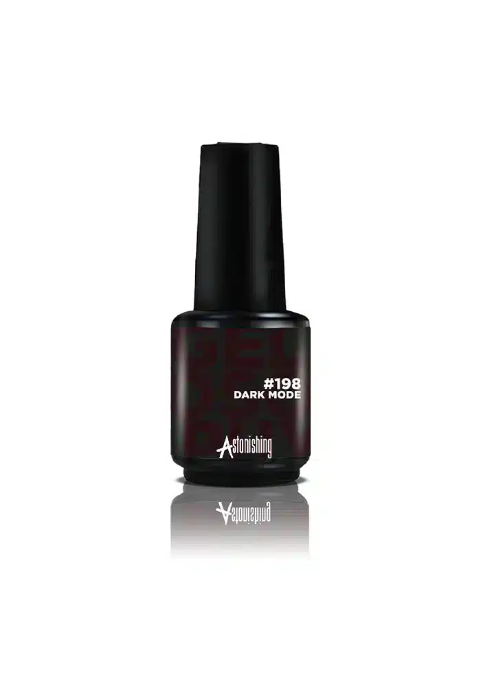Astonishing Gelosophy #198 Dark Mode 15ml Gel-Nagellack in einem tiefen dunklen Ton