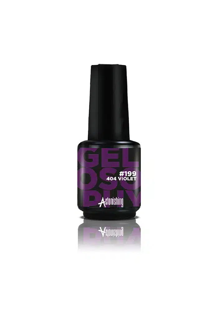 Astonishing Gelosophy #199 404 Violet 15ml Gel-Nagellack in einem lebhaften Lilaton