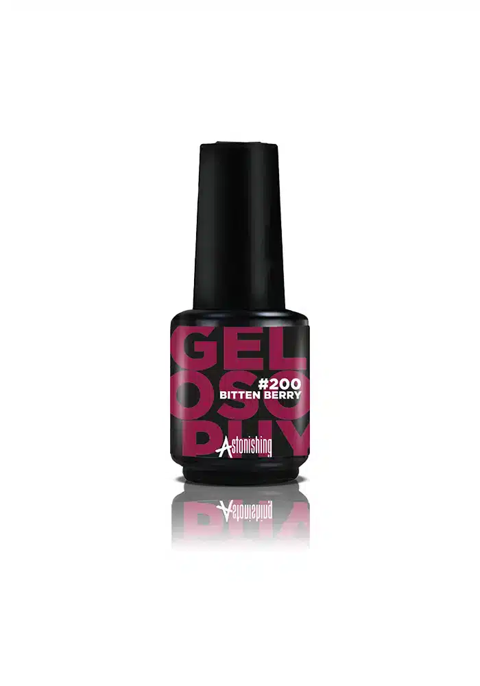 Astonishing Gelosophy #200 Bitten Berry 15ml Gel-Nagellack in einem warmen Beerenton