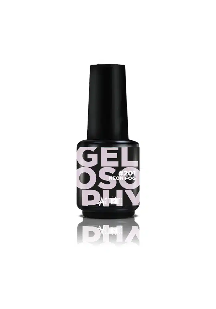 Astonishing Gelosophy #201 Neon Fog 15ml Gel-Nagellack in einem auffälligen Neonton