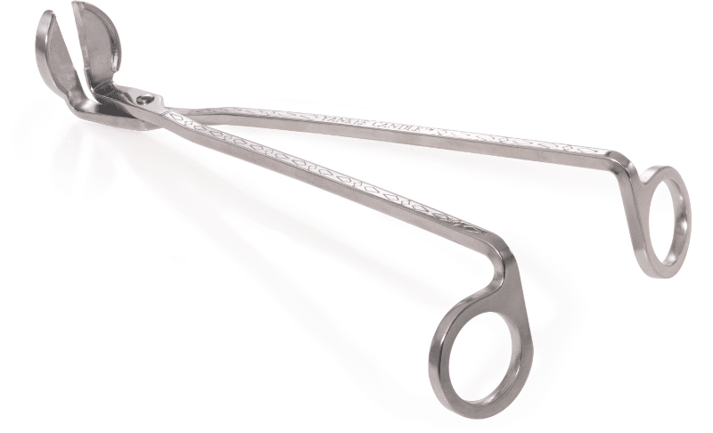 YC Silver Wick Trimmer, silberfarbene Dochtschere zum sauberen Kürzen von Kerzendochten