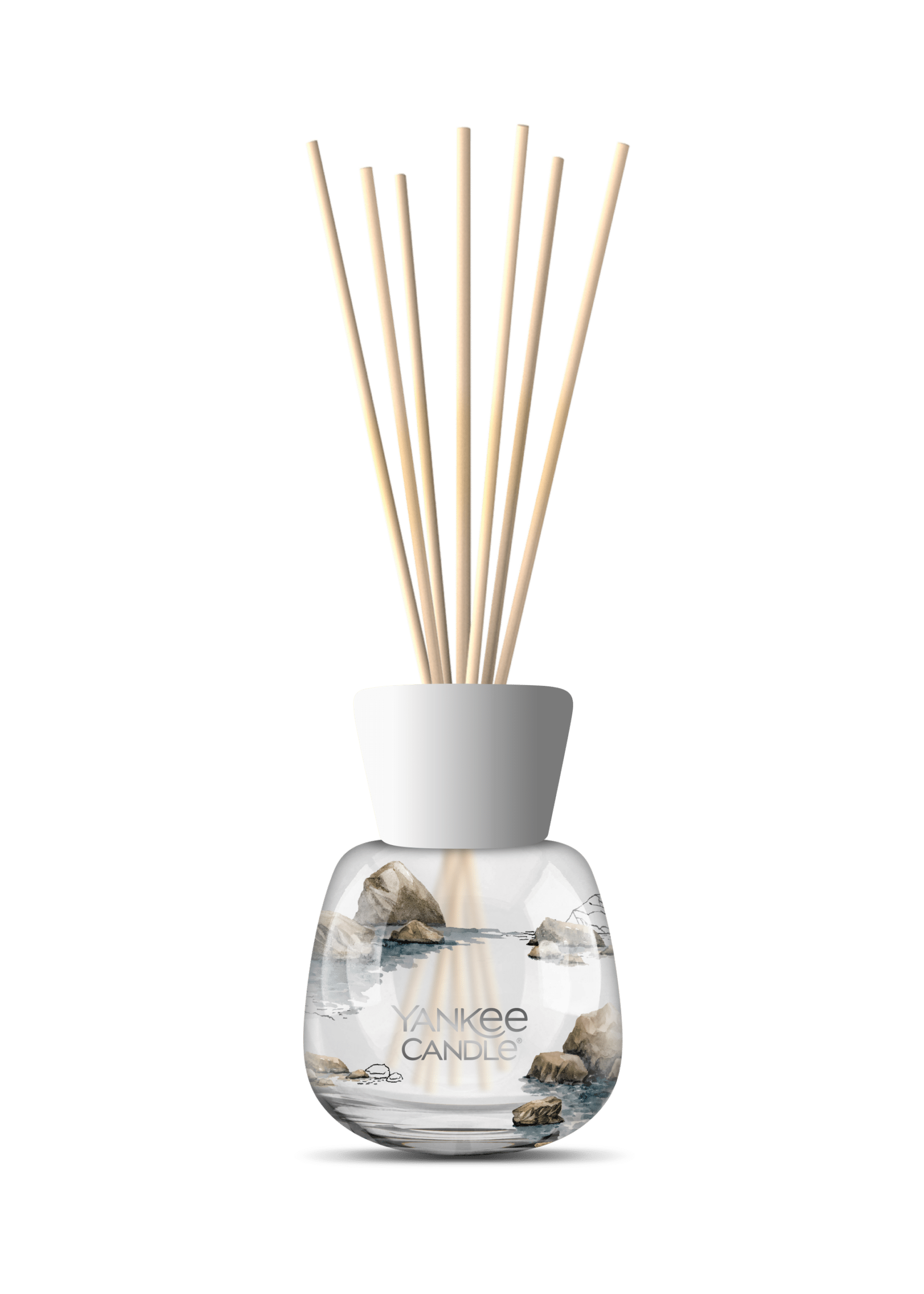 Yankee Candle Amber & Sandalwood Signature Reed Diffuser 100 ml mit warmem, holzigem Duft