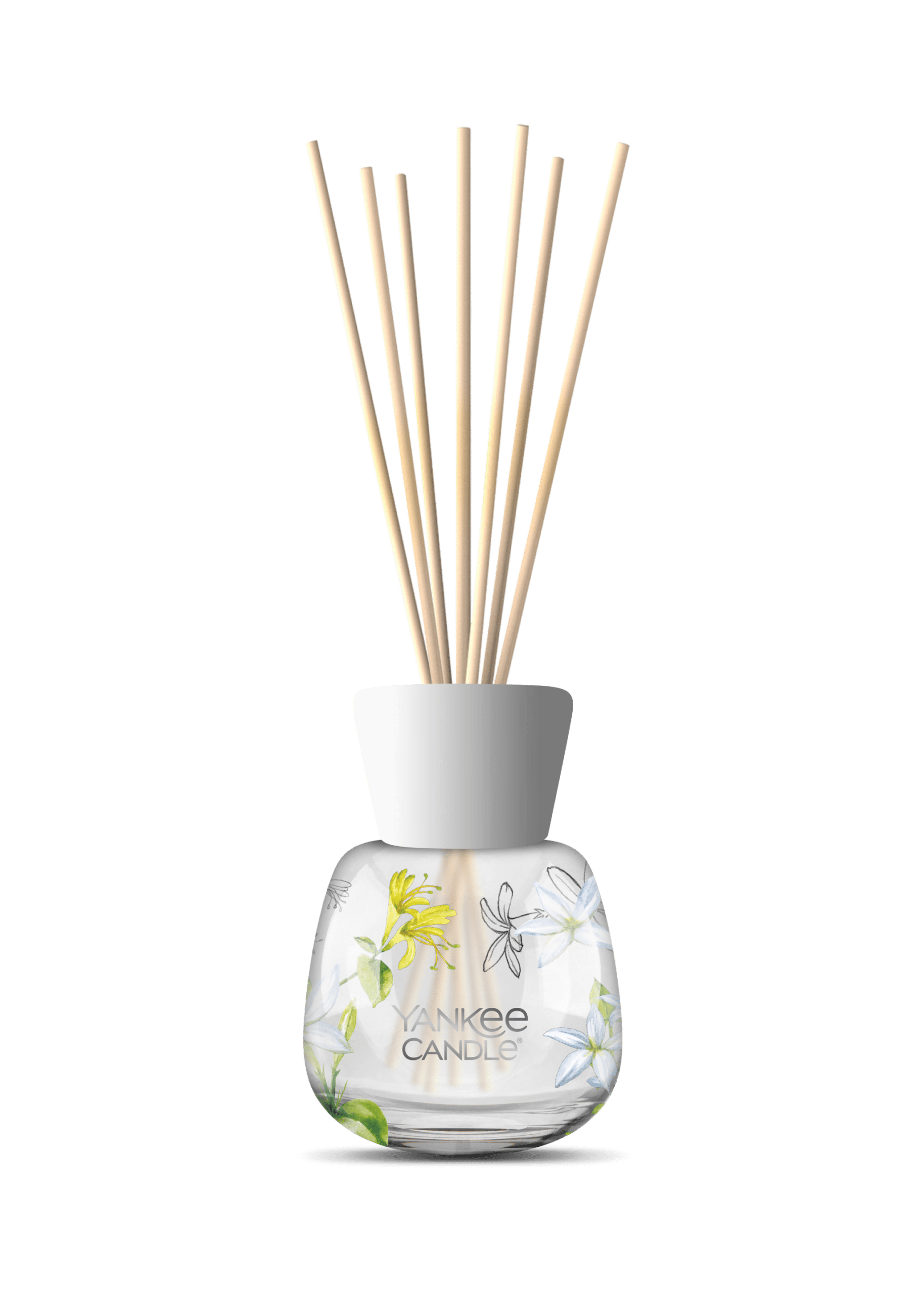 YC Midnight Jasmine Signature Reed Diffuser 100ml Duftstäbchen mit blumigem Jasminduft für Zuhause