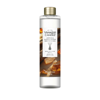 Yankee Candle Amber & Sandalwood Nachfüllung für Duftstäbchen, 250-ml-Flasche