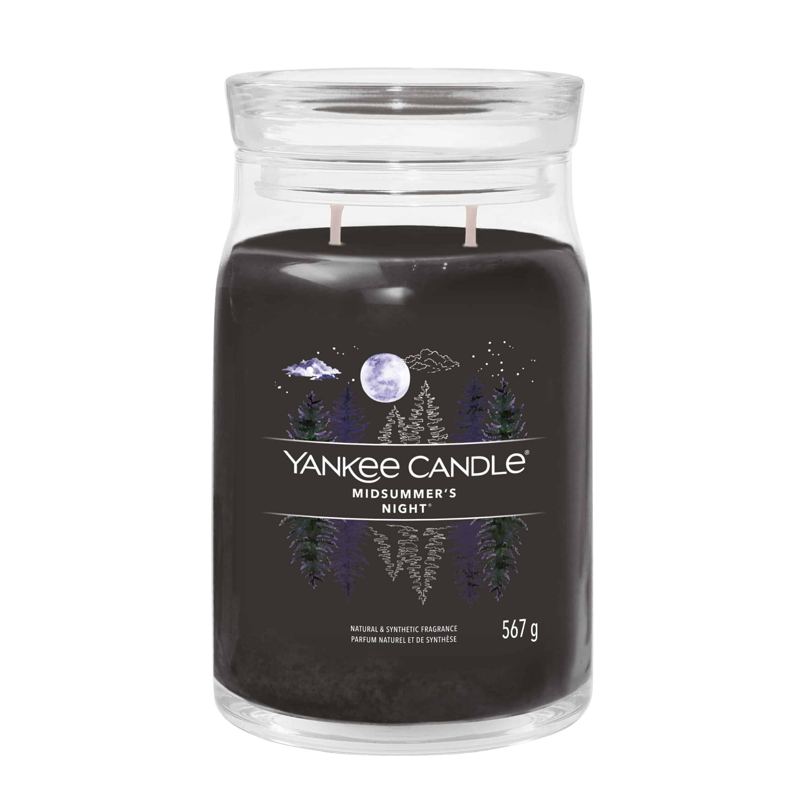 Yankee Candle Midsummer's Night Signature Duftkerze im großen Glas mit warmem, sinnlichem Duft