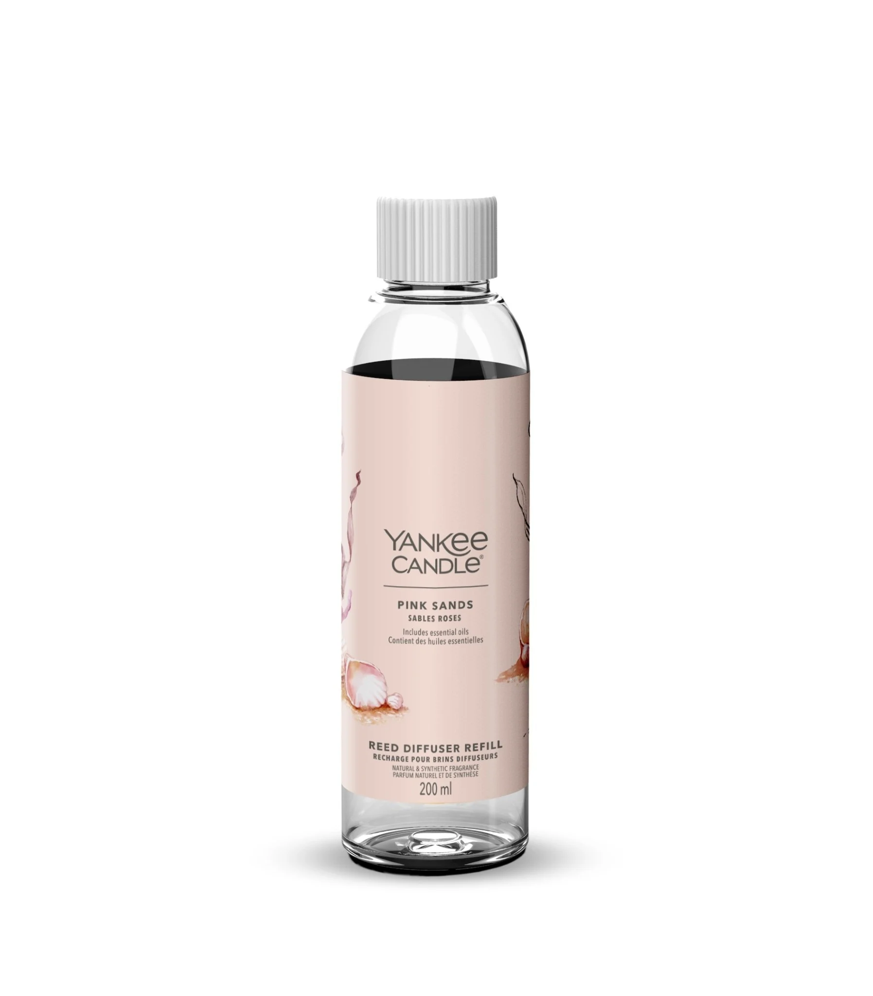 Yankee Candle Pink Sands Signature Reed Diffuser Nachfüllung mit frischem, warmem Dufterlebnis