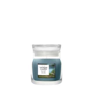 Yankee Candle Bayside Cedar Signature Small Jar, blaugrüne Duftkerze