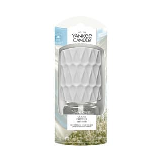 Yankee Candle Electric Base Organic mit Nachfüllung Clean Cotton in der Verpackung