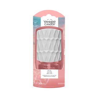 Yankee Candle Electric Base Organic mit Nachfüllung Pink Sands in der Verpackung