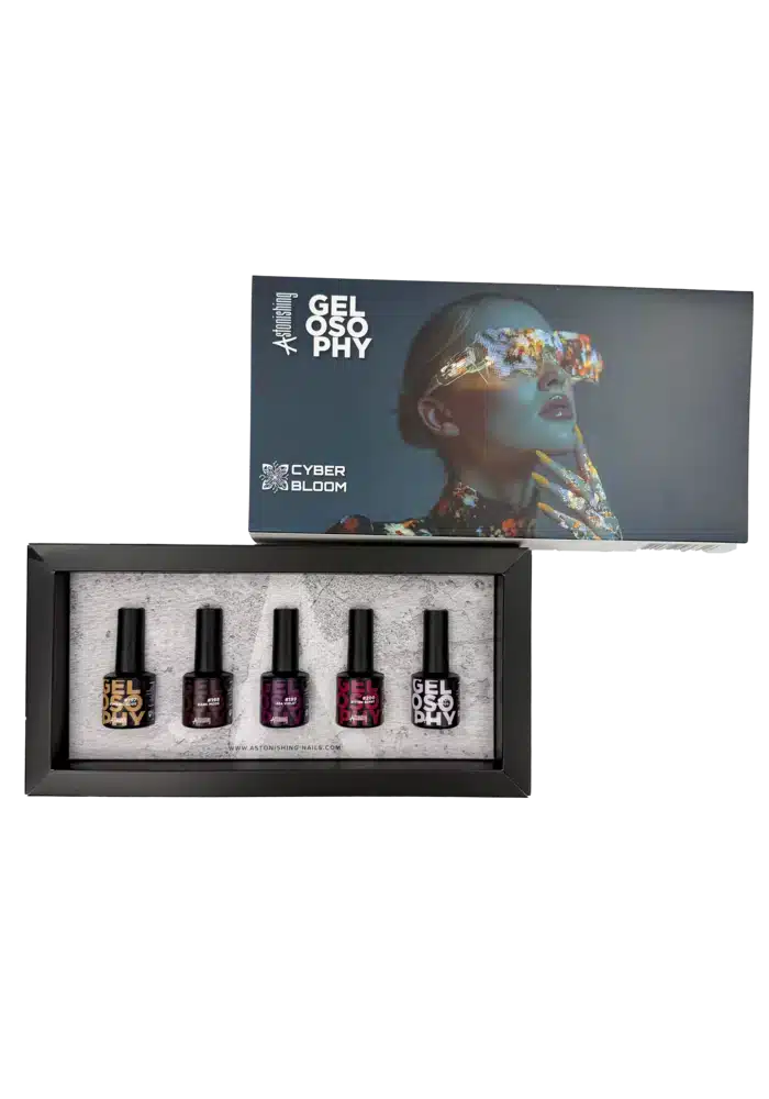 Astonishing Gelosophy Cyber Bloom Collection Kit mit 5 Gellacken à 7 ml