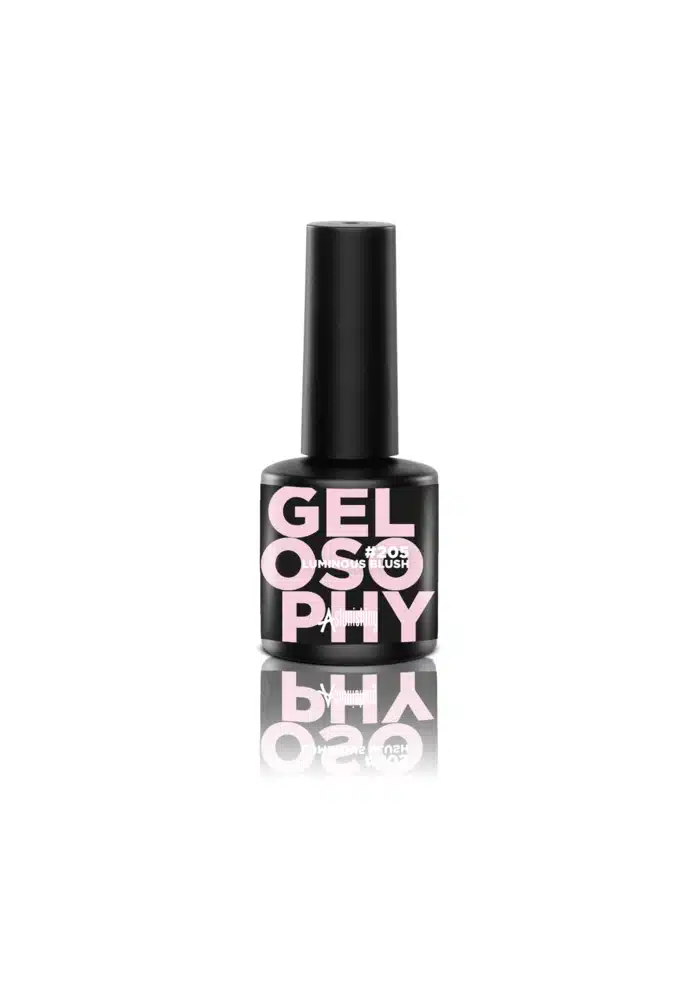 Astonishing Gelosophy #205 Luminous Blush Gellack in strahlendem Blush-Ton, 15-ml-Fläschchen